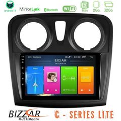 Bizzar C Series Lite 4Core Android14 2+32GB Dacia Dokker 2014-2021 Navigation Multimedia Tablet 9"