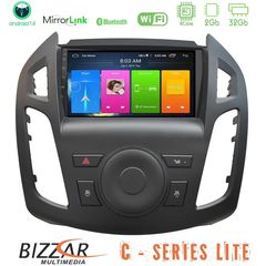 Bizzar C Series Lite 4Core Android14 2+32GB Ford Transit Connect 2013-2018 Navigation Multimedia Tablet 9"