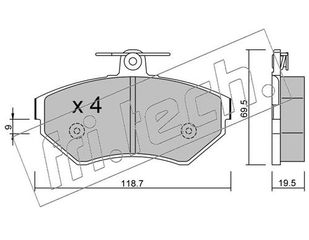 ΤΑΚ. AUDI-VW           FRITECH  2240