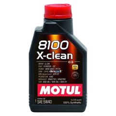 MOTUL 8100 X-CLEAN 5W-40 C3 1L  102786 100% Συνθετικό Λιπαντικό (Mid-SAPS), ειδικά σχεδιασμένο για φίλτρα σωματιδίων (DPF) και τριοδικούς καταλύτες (Three Way Catalytic Converters). Κατάλληλο για όλα