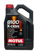 MOTUL 8100 X-CESS 5W-40 4L  104256 Υψηλής Απόδοσης 100% Συνθετικό Λιπαντικό, ειδικά σχεδιασμένο και πρόσφατους, ισχυρούς κινητήρες μεγάλου κυβισμού, βενζίνης ή diesel, ατμοσφαιρικούς ή υπερτροφοδοτούμ