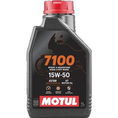 MOTUL 7100 4T 15W-50 MA2 1L  104298 100% Συνθετικό Λιπαντικό Τεχνολογίας Εστέρα για τετράχρονους κινητήρες. Πληροί τις προδιαγραφές των κατασκευαστών μοτοσικλετών και ειδικότερα BMW, KTM und DUCATI, π