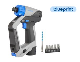 BLUEPRINT ΚΑΤΣΑΒΙΔΙ ΜΠΑΤΑΡΙΑΣ 12V 2Ah ΜΕ ΑΛΦΑΔΙ ΛΕΙΖΕΡ & 10 Εξαρτηματα DREMEL F013DD12JA ##