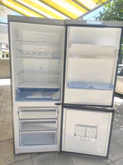 ψυγειοκαταψύκτης PITSOS inox NoFrost 185/70 με 6 Μήνες γραπτή Εγγύηση
