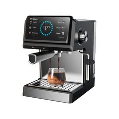 Primo PREM-40542 Μηχανή Espresso 850W Πίεσης 20bar Μαύρη