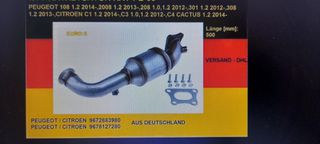 ΚΑΤΑΛΥΤΗΣ  ΚΑΙΝΟΥΡΓΙΟΣ ΓΕΡΜΑΝΙΑΣ   PEUGEOT  1,2  2014    208  100-1200CC   301.1,2  308 2013   C1 CITROEN  C3   C4  ACTUS  2014