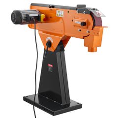 Τριβείο με ιμάντα VEVOR 76mm x 2007 mm, 2100W 900RPM Βιομηχανικής ποιότητας, με ρυθμιζόμενη γωνία 0° - 45° και θύρα συλλογής σκόνης για επαγγελματική ξυλουργική και μεταλλουργία