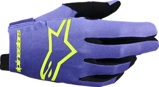 Γάντια Μηχανής ALPINESTARS  Radar Gloves Μαύρο-Μωβ-Κίτρινο