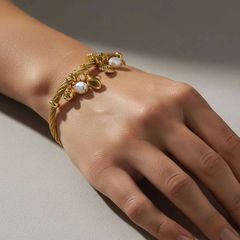 Βραχιόλι χρυσό με summer charms-thumb-1