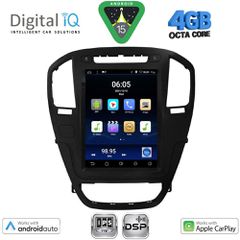 DIGITAL IQ BXF 6914BL_CPAA TESLA STYLE for OPEL INSIGNIA mod. 2008-2013 (Black colour) | Pancarshop