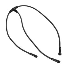 CONNECTOR 60957 5 Pin Καλώδιο/Επέκταση Τ 1 Μέτρου με Είσοδο 1 x Αρσενικό Βύσμα & Έξοδο 2 x Θηλυκά Βύσματα Αδιάβροχο IP68 - Μαύρο - Μ100 x Π2.5 x Υ2.5cm
