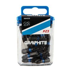 Μύτη Κατσαβιδιού Graphite (κρουστικά Μπιτ Pz3 X 25 Mm, 20 Τεμ.)