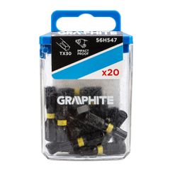 GRAPHITE Μύτη torx TX30 x 25 mm, 20 τεμ.