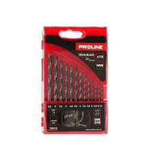 Σετ 13 Τρυπάνια Proline HSS 79213, 1.5-6.5mm, DIN 338 με Κυλινδρικό Στέλεχος για Μέταλλο