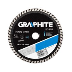 Δίσκος Κοπής Διαμαντιού 180 x 22,2 mm Turbo Wave