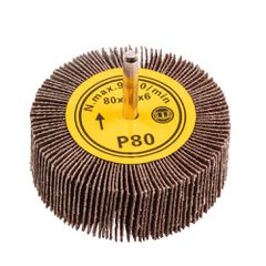 Κύλινδρος Λείανσης 80 x 30 mm K80, Ύφασμα Χ, Άξονας 6 mm