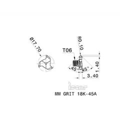 ISCAR MM GRIT 18K-45A 528 - Φρεζοκεφαλή