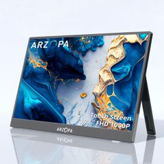 Arzopa A1T 15.6" IPS FHD Φορητή Οθόνη Black