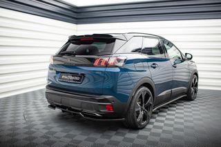 Διαχύτης / Diffuser Peugeot 3008 GT-Line Mk2 Facelift (2020-2024)  Maxton Design - Μαύρο Γυαλιστερό - (PE-3008-2F-GTLINE-RD1G+RD2G)