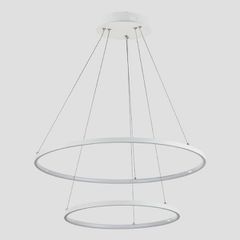 ΦΩΤΙΣΤΙΚΟ ΚΡΕΜΑΣΤΟ ΣΤΡΟΓΓΥΛΟ LED 37W Φ40XΦ60X110 ΛΕΥΚΟ ARTE ILLUMINA DOPPIA