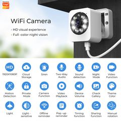 Mini Camera 2.4G Wifi PIR Motion Tuya APP-thumb-1