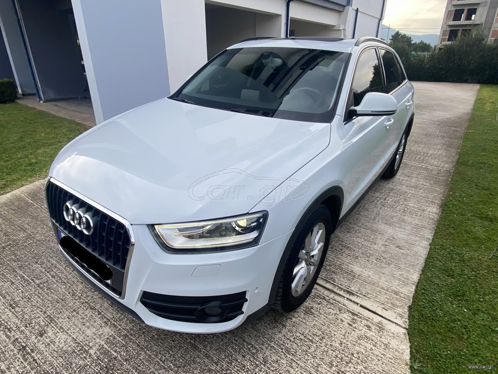 Audi Q3 2014 2.0 TDI Panorama, ACC, Leather, Ελληνικής αντιπροσωπείας.