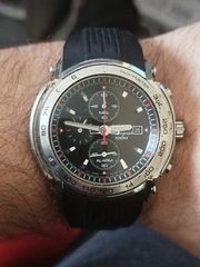 Seiko Alarm Chronograph 100m Tachymeter Men's Watch