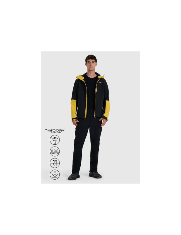Men's 4F 4FRAW25TSOFM50671S windproof membrane 8000 softshell jacket