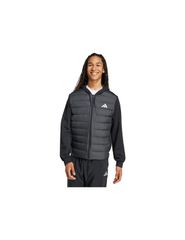 Men's adidas Essentials Climawarm Hybrid Down Hooded Jacket Black KA5251