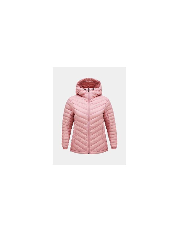 Peak Performance W Frost Down Hood Jacket Pink