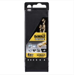 DT4956 ΣΕΤ 6τμχ ΤΡΥΠΑΝΙΑ ΜΕΤΑΛΛΟΥ ΚΟΒΑΛΤΙΟΥ HSS DEWALT (2612)