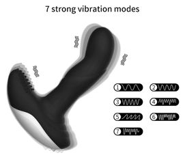 Vibrator-Silicone Massager USB 7 Function + Pulsator / Heating B-thumb-7