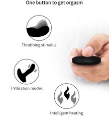 Vibrator-Silicone Massager USB 7 Function + Pulsator / Heating B-thumb-10