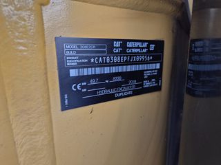 Εκσκαφέας Με Ερπύστριες CAT 2018 308E2CR-thumb-9