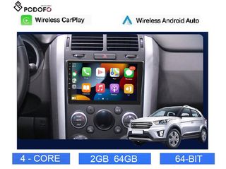 Suzuki Grand Vitara (2005-16) Android Car Radio 9" 2+64GB Ασύρματο CarPlay & Aσύρματο Android Auto | GPS | EQ | WiFi