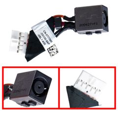 Βύσμα Τροφοδοσίας DC Power Jack Socket για Laptop Dell Latitude 14 7400 E7400 0T77NM T77NM EDC40 DC301013500 DC301012Y00 CN-0T77NM-E8C00-95L-0IXJ-A00 με καλωδιοταινία 4.5cm 5pins ( Κωδ.31068 )