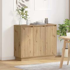Πλευρικό Τραπέζι LED Artisan Oak 90 x 32 x 75 εκ. 869681