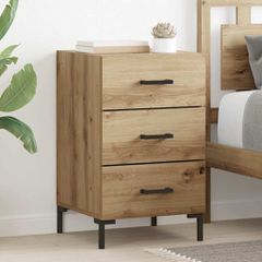 Κομοδίνο Artisan Oak 40 x 40 x 66 εκ. Επεξεργασμένο Ξύλο 882117