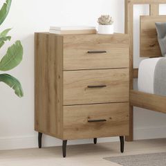 Κομοδίνο Artisan Oak 40 x 40 x 66 εκ. Επεξεργασμένο Ξύλο 882135