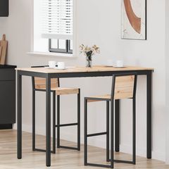 Τραπέζι μπαρ 140 x 80 x 105 εκ. Στερεά ξυλεία πεύκου Φυσικό 892807