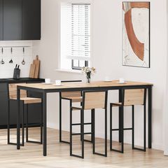 Τραπέζι μπαρ 200 x 100 x 105 εκ. Στερεά ξυλεία πεύκου Φυσικό 3416327