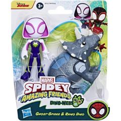 Hasbro Disney Marvel: Spidey And His Amazing Friends Dino-Webs - Ghost-Spider Rhino Dino (G0122)