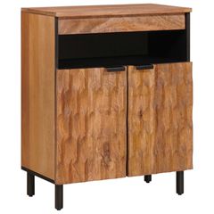 Πλαϊνό γραφείο Καφέ Φινίρισμα Ακακίας 60 x 33 x 75 cm 4017925