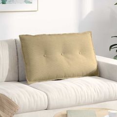 Μαξιλάρι Πλάτης Γκρι Πράσινο 80 x 50 cm Υφασμάτινο Κορντουρά 42014740