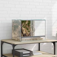 Terrarium με αποθήκευση Διαφανές 40 x 30 x 30 εκ Γυαλί 42020389