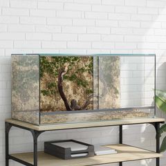 Terrarium με αποθήκευση Διαφανές 80 x 40 x 40 cm Γυαλί 42020392