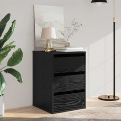 Ντουλάπι με Συρτάρια 3-Συρτάρι Μαύρη Οξυά 41 x 40 x 58 εκ. 8003739