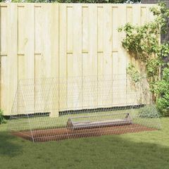 Κλουβί για κότες Ασημί 215 x 100 x 85 εκ. Επικαλυμμένος Χάλυβας 3394437