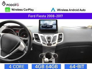 Ford Fiesta (2008-17) Android οθόνη 9" 4+64GB Ασύρματο CarPlay & Android Auto| GPS | EQ | WiFi
