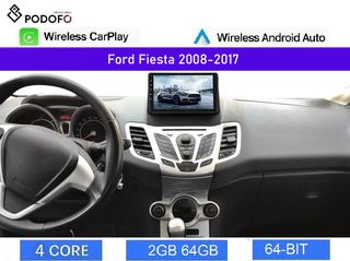 Ford Fiesta (2008-17) Android Car Radio 9" 2+64GB Ασύρματο CarPlay & Android Auto | GPS | EQ | WiFi
